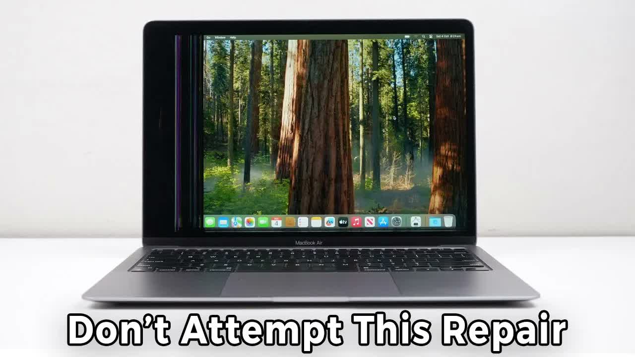 $200 M1 MacBook Air Screen Repaired The Hard Way - You Won’t Find This In Apple's Repair Manual